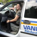 Photo by Dave Felice / Whidbey News Group                                Jaimy Brown of Clinton is one of the many people who use Island Transits van pool program.