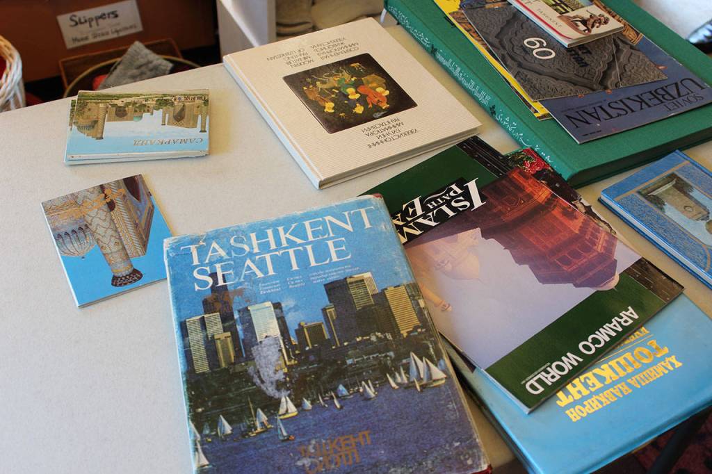 Brochures and books tracing the 45-year history of the Seattle-Tashkent Sister City Association.