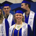 Mikayla Hezel was among 89 gradutes receiving diplomas at South Whidbey High School graduation Saturday. Photo courtesy of Go Blue