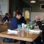 Friends Diahn Stetner (left) and Pam Carroll ate breakfast at Braeburn for the first time since it reopened. Before it had a homegrown, a little bit funky feel, said Stetner, and now its unique, very fresh and very different. Added Carroll: Its absolutely beautiful.