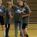 A camper puts up a shot during Thursdays session.(Photo by Jim Waller/South Whidbey Record)