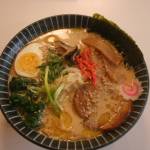 The Tonkotsu bowl is what Denis Zimmermann calls his signature bowl at Ultra House and is made with a pork bone broth topped with pork slices, bean sprouts, shiitake mushrooms and a black garlic oil.