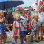 Anxiously waiting for more candy to be thrown from parade participants, Halloween came early for these kids.                                Photos by Patricia Guthrie/Whidbey News Group                                Scenes from Maxwelton Community Parade, July 4, 2018.