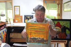 Peeking inside an artist’s world