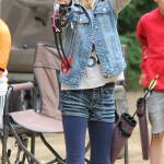 Chloe Cranch prepares to take a shot.(Photo by Jim Waller/South Whidbey Record)