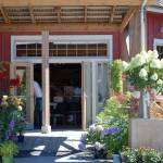 <em>The entrance to Bayview Farm and Garden is colorful and inviting with seasonal blooms.</em>