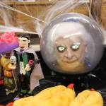 Talking Glowing Globe Head is scary  and annoying.                                (Photo by Patricia Guthrie/Whidbey News Group)