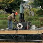 Bird droppings removed from Greenbank Farm pond