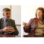 Republican Rick Hannold faces Democrat Janet St. Clair.