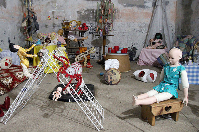 A haunted playroom features toys straight out of a nightmare. Photos by Maria Matson/Whidbey News Group