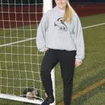 Maddy Drye, the only four-year member of the South Whidbey soccer team, has helped the Falcons grow into a successful program. (Photo by Jim Waller/South Whidbey Record)