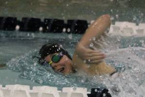 Lynch finishes 13th at state meet / Swimming