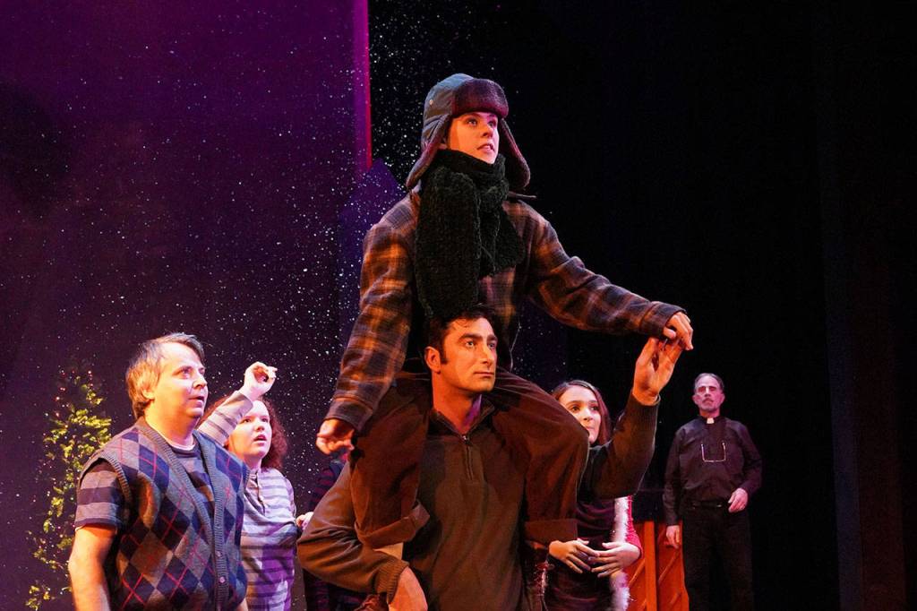 The cast of WICAs Christmas production, Owen Meanys Christmas Pageant includes Molly Mouse Quade as Owen Meany. (Photo provided)