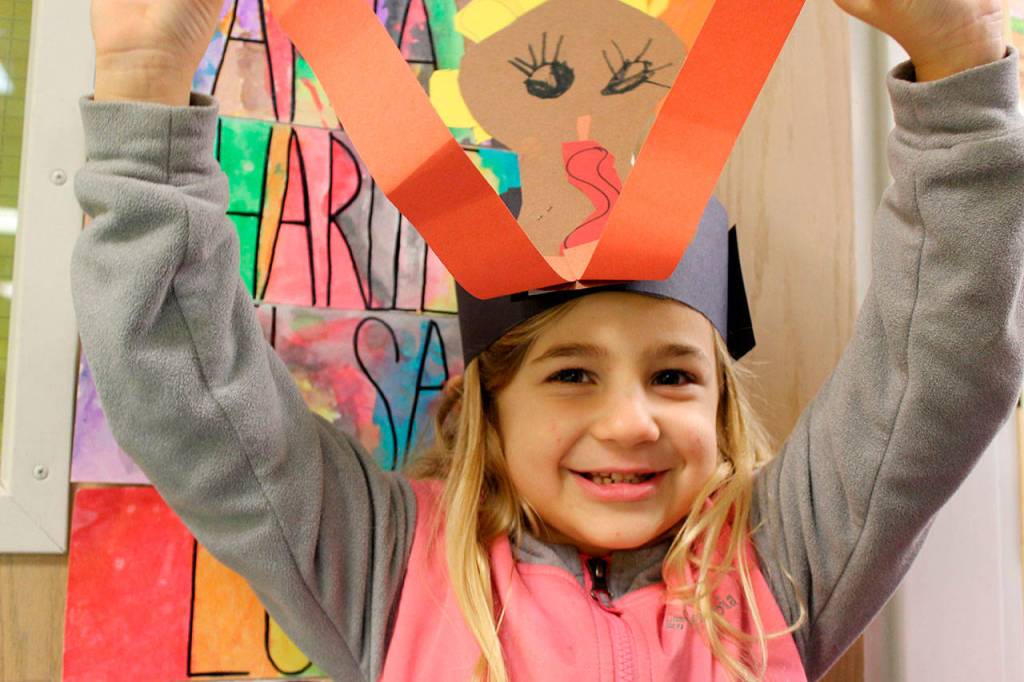 <strong>Hadley Krug, 5:</strong>                                I like your turkey hat! What do turkeys have to do with Thanksgiving?                                <em>We eat them. </em>                                Are you thankful for something?                                <em>My dog. </em>