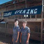 Photo provided.                                A photo taken at the opening of the Vinh Long Service Club in the Mekong Delta during the war. Jill Johnson is on the right with her colleague Kay Peacock on the left.