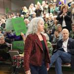 (Photo by Laura Guido / Whidbey News Group)                                Allyson Brooks, state historic preservation officer, offers tough words for the Navy