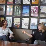 Verna Everitt, left, took over as executive director of Whidbey Island Center for the Arts after Stacie Burgua retired after 18 years.