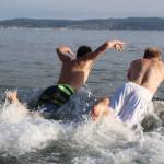 ‘Bearing’ it for New Year’s Day tradition