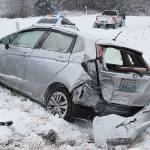 Snow and ice keep fire districts busy