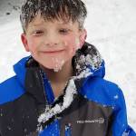 Kymy Johnson submitted this photo of second grader Parker Johnson enjoying his snow day sledding.