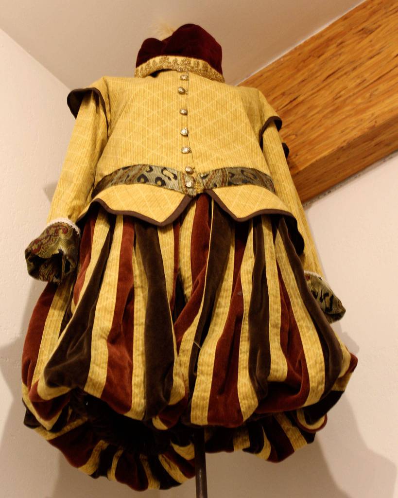 Read the Bard or be the Bard at the new South Whidbey speciality store, The Bards Boutique, benefitting Island Shakespeare Festival. This costume was made by Valerie Johnson for a play and isnt for sale.