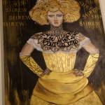 Items for sale at The Bards Boutique include original work by local artists. This portrait of Kate in Taming of the Shrew is painted by Karin Bolstad. The mixed media acrylic painting is titled, If I Be Waspish, Beware My Sting. (Photos by Patricia Guthrie/Whidbey News Group)