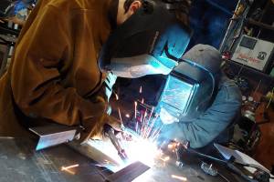 Waldorf students learn from mentors as they tackle hands-on projects