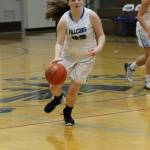 Junior Kayla Knauer earned honorable mention is season in the North Sound Conference. (Photo by Jim Waller/South Whidbey Record)