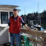 Patrick Boin was promoted to harbormaster this month at South Whidbey Harbor by the Port District of South Whidbey. He previously worked as the assistant at the Langley-based marina. (Photo by Patricia Guthrie/Whidbey News Group)