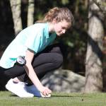 Bella Pierce tees it up for the Falcons.(Photo by John Fisken)