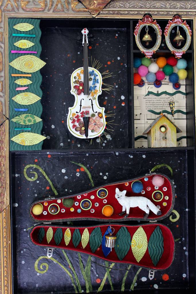 Time is an important element in creating assemblage art, said Sara Saltee. Theres a kind of mystery and synchronicity to it. Her work is one of many being shown April 5-21 at the 4th Annual C.R.A.P. show, Creative Recycled Art Projects, at WICA. It features 10 artists showing how recycling everyday items into art keeps things out of the landfill.