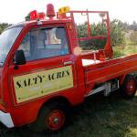 This little fire truck can be spotted at the Coupeville Farmers Market on Saturdays. The vehicle is known as a Japanese Kei fire truck, Tonneli Gruetter said, and the family uses the street-legal truck to transport and display their flowers to buyers at the market.