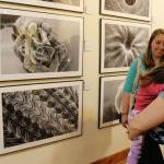 A Salish Sea art exhibit at the Front Room Gallery of the Bayview Cash Store includes many scanning electron microscope images by Carla Shehr. (Photo by Patricia Guthrie/Whidbey News-Group)