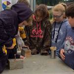 Students also learned about the importance of pollinators and made mason bee boxes.