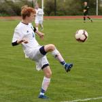 Reilly McVay takes possession against Coupeville.(Photo by John Fisken)