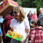 One boy collects 9,129 pounds of nourishment for food bank