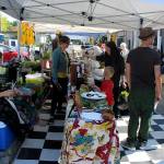 Photo by Patricia Guthrie/Whidbey News Group                                The Langley Farmers Market opened in a new location, day and time recently. It sets up from 2 to 6 p.m. every Thursday in Frick Alley near the Star Store parking lot.