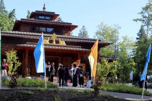 Traditional Buddhist temple rises in South Whidbey woods