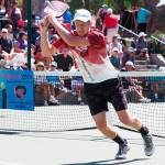 South Whidbey grad Riley Newman won three events at the Canadian National Pickleball Tournament recenlty. (Submitted photo)