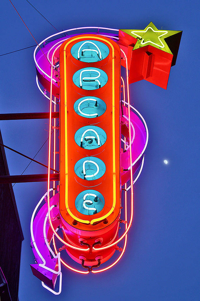 Viva Las Langley! Artist Tim Leonard's neon signs are lighting up