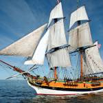 Tall ship Lady Washington sails into Langley Sept. 19