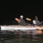 Kayakers glide from Langley Harbor on bioluminescent adventure in Saratoga Passage. Photo by Wendy Leigh/South Whidbey Record