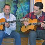 German gypsy jazz star Gismo Graf, right, will hold a Master Class workshop and perform at DjangoFest NW in South Whidbey next week. Photo courtesy of WICA.
