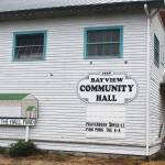 Bayview Community Hall shown awaits its new coat of paint. Photo by Wendy Leigh/South Whidbey Record