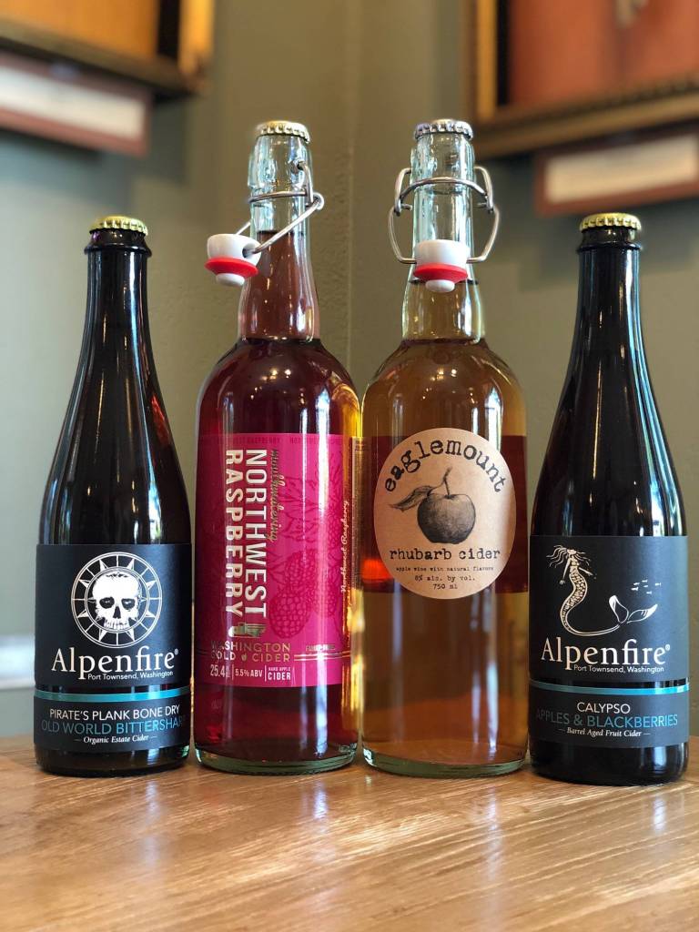 Northwest ciders at Farmer and the Vine incorporate fruits such as raspberries, rhubarb and blackberries. Photo courtesy of Jen Peters.