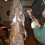 Welder finds healing among discarded scrap metal