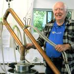 Bob Brunjes, distiller at Cultus Bay Distillery, will teach a class at the Whidbey Island Harvest Festival on Friday, Oct. 4, 2019. Photo by Wendy Leigh/South Whidbey Record                                 Bob Brunjes, distiller at Cultus Bay Distillery, will teach a class at the Whidbey Island Harvest Festival on Friday, Oct. 4, 2019. Photo by Wendy Leigh/South Whidbey Record