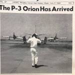 A 1969 <em>Prop Wash</em> article announcing the P-3s arrival at NAS Whidbey.