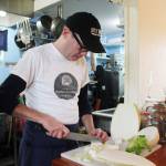 Chef Trap Landry of Anthes Ferments in Langley will be preparing a pumpkin-based soup for this years Empty Soup Bowl Night to benefit Good Cheer Food Bank. Photo by Wendy Leigh / South Whidbey Record.
