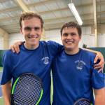 Levi, left, and Ranger Buck will play for a state tennis berth Thursday. (Submitted photo)